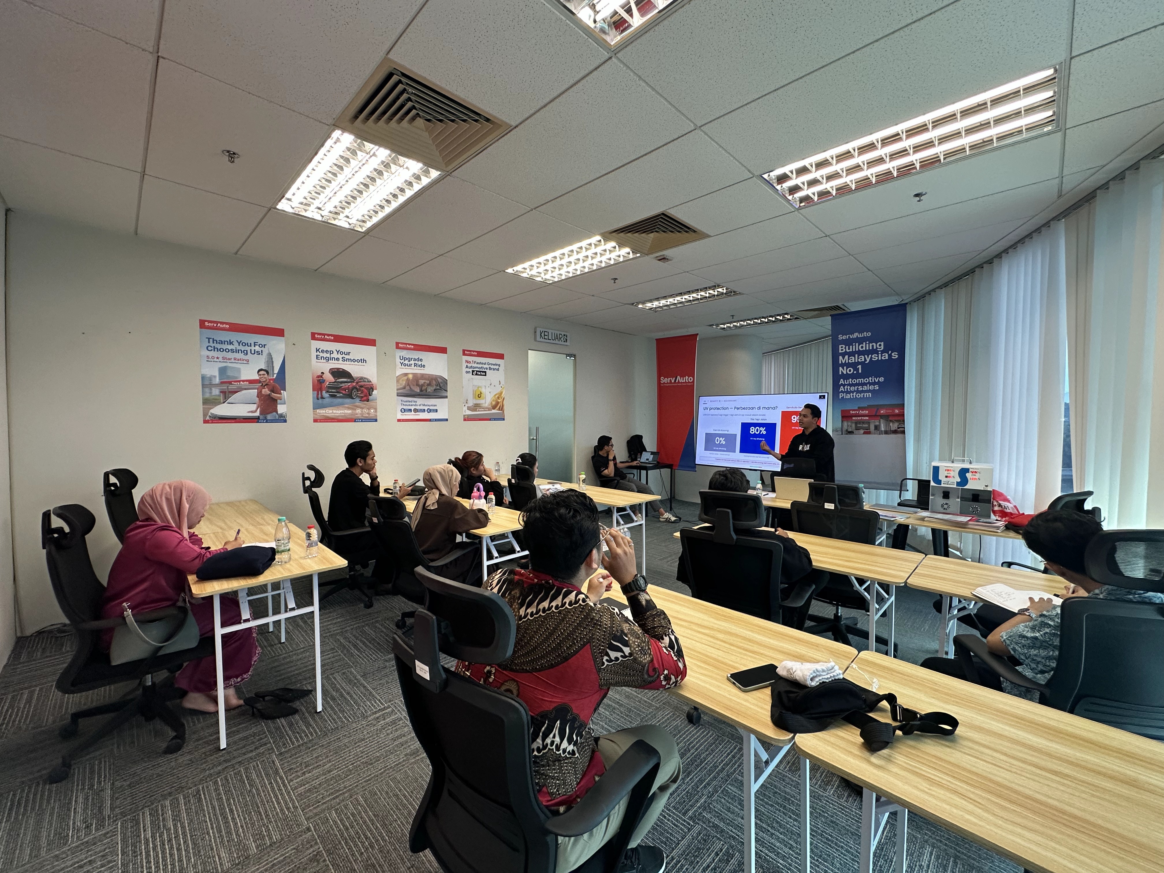ServAuto training classroom